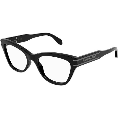 Alexander mcqueen occhiali vista am0401o cod. colore 001 donna cat eye nero