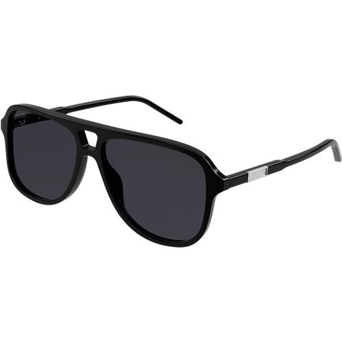 Gucci occhiali da sole gg1156s cod. colore 001 uomo pilot nero