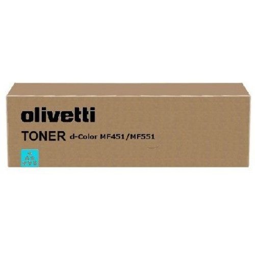 Olivetti b0821 toner originale ciano