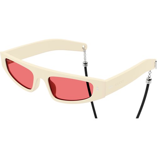 Gucci occhiali da sole gg1634s cod. colore 007 donna cat eye avorio